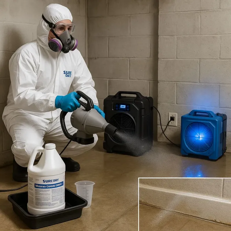 Sanitization and Odor Removal process in Lutz, FL